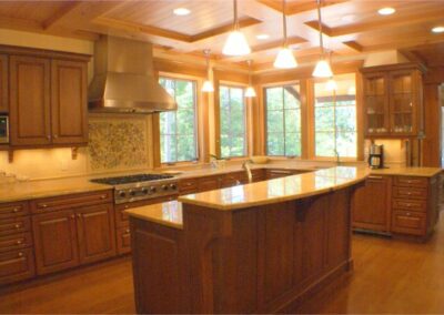 Custom Built Hardwood Kitchen
