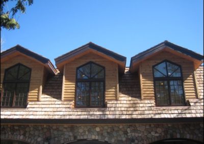 Luxury Log Home Upper Windows Home Builder Anderson Hammack
