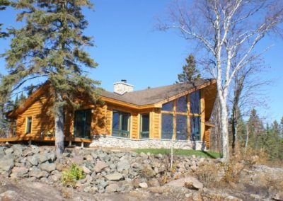 North Shore Log Home Nature