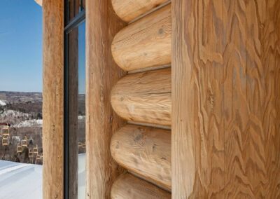 Log Cabin Exterior Timber Detail