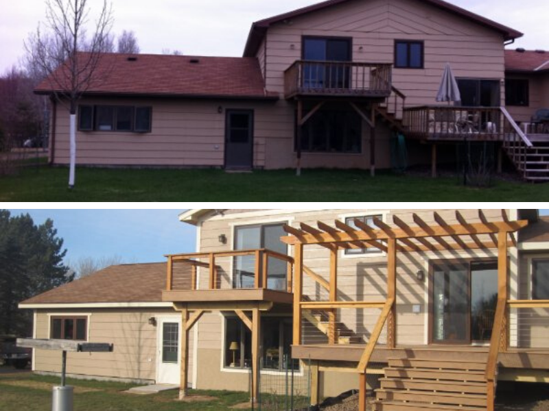 Before And After Deck Renovation