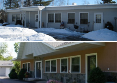 Before And After Exterior Siding Windows Doors