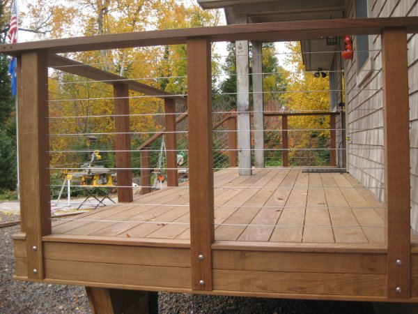 Clean Modern Deck Railing