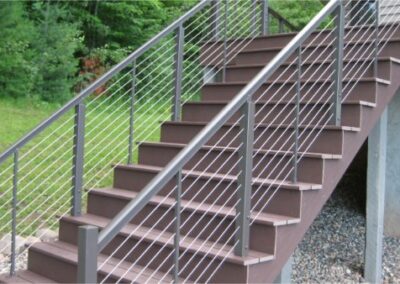 Composite Decking For Stairs And Rail
