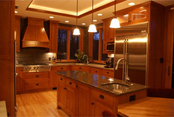Custom Kitchen Remodel With Island Stainless Appliances