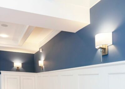 Modern living room - wall sconce lights