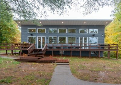 New Deck With Siding And Windows