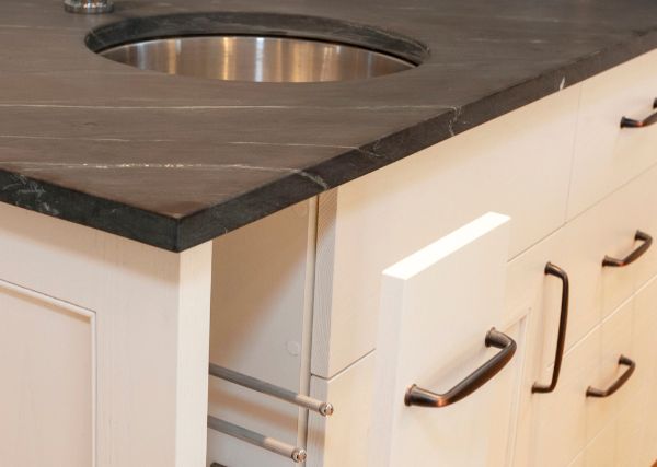 Soapstone Countertop With Stainless Sink